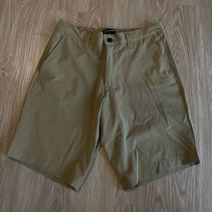 men’s banana republic khaki shorts - 32w
